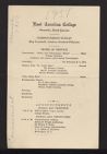Program for Commencement Sunday 1951